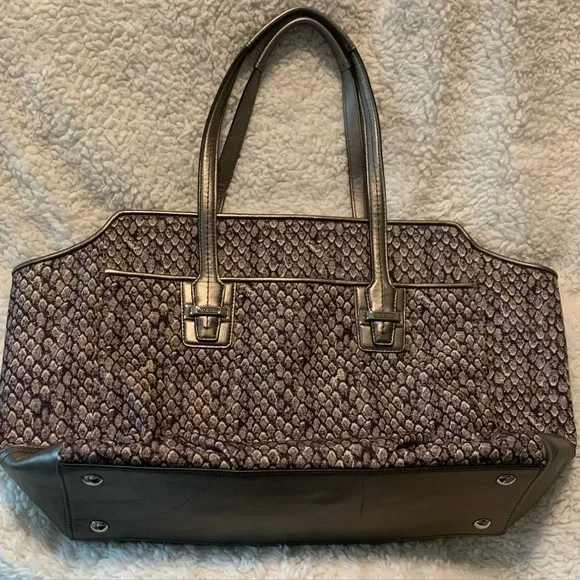 NWOT! $398 Coach Carryall Taylor Snake Print Leather Tote Satchel F26034 - 2013 - Picture 11 of 16